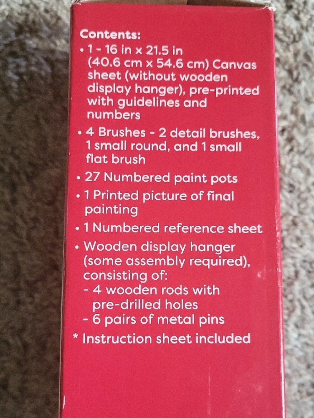 Christmas Paint-by-Number Kit - Vintage Ornaments